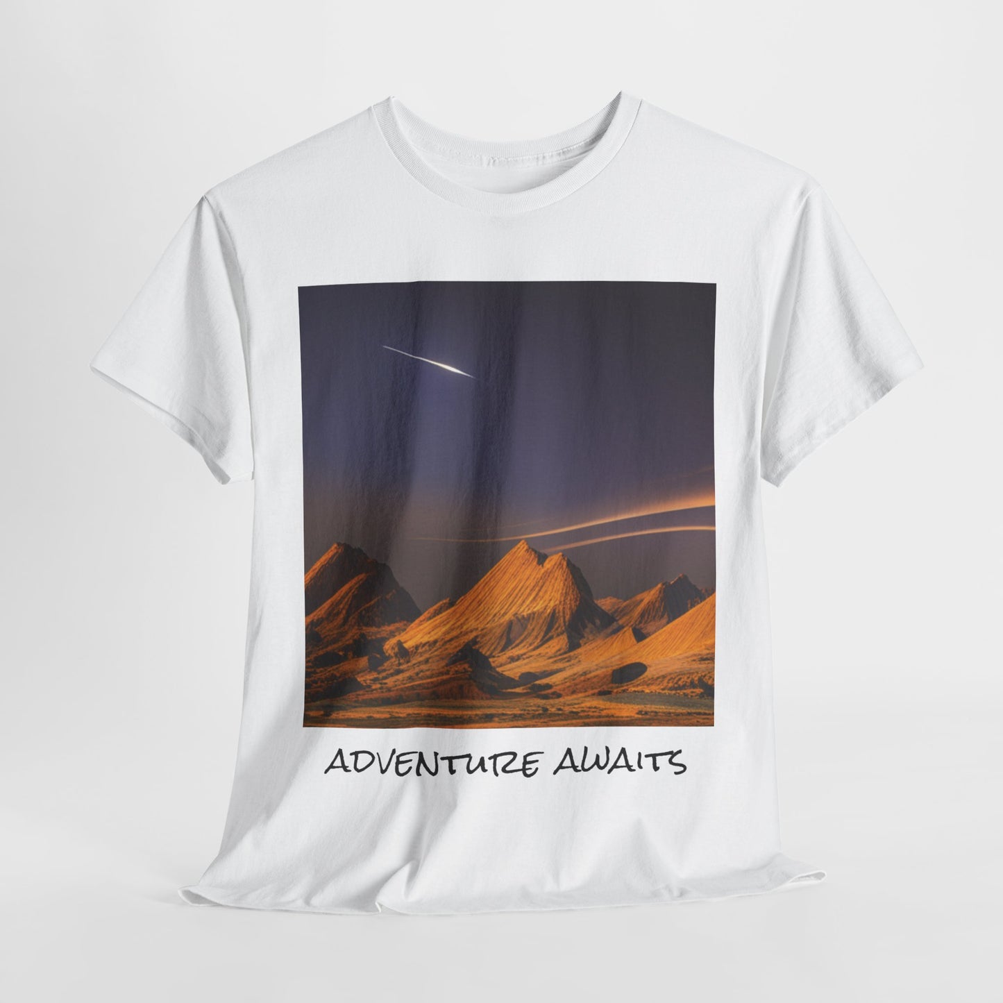 Adventure Awaits - Unisex Heavy Cotton Tee