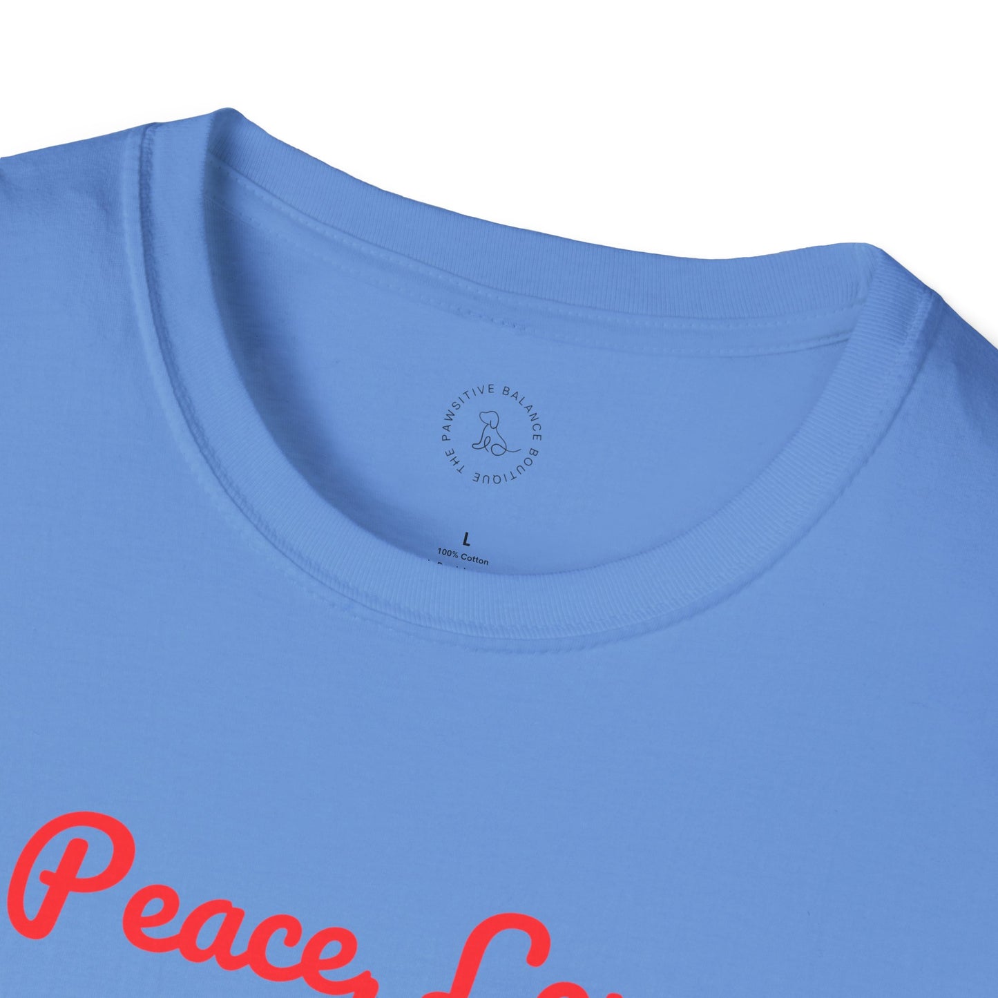 Peace, Love and Christmas Magic Unisex Softstyle T-Shirt