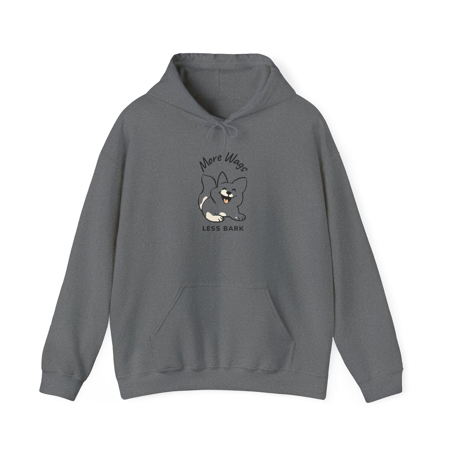 More Wags, Less Bark Hooded Sweatshirt