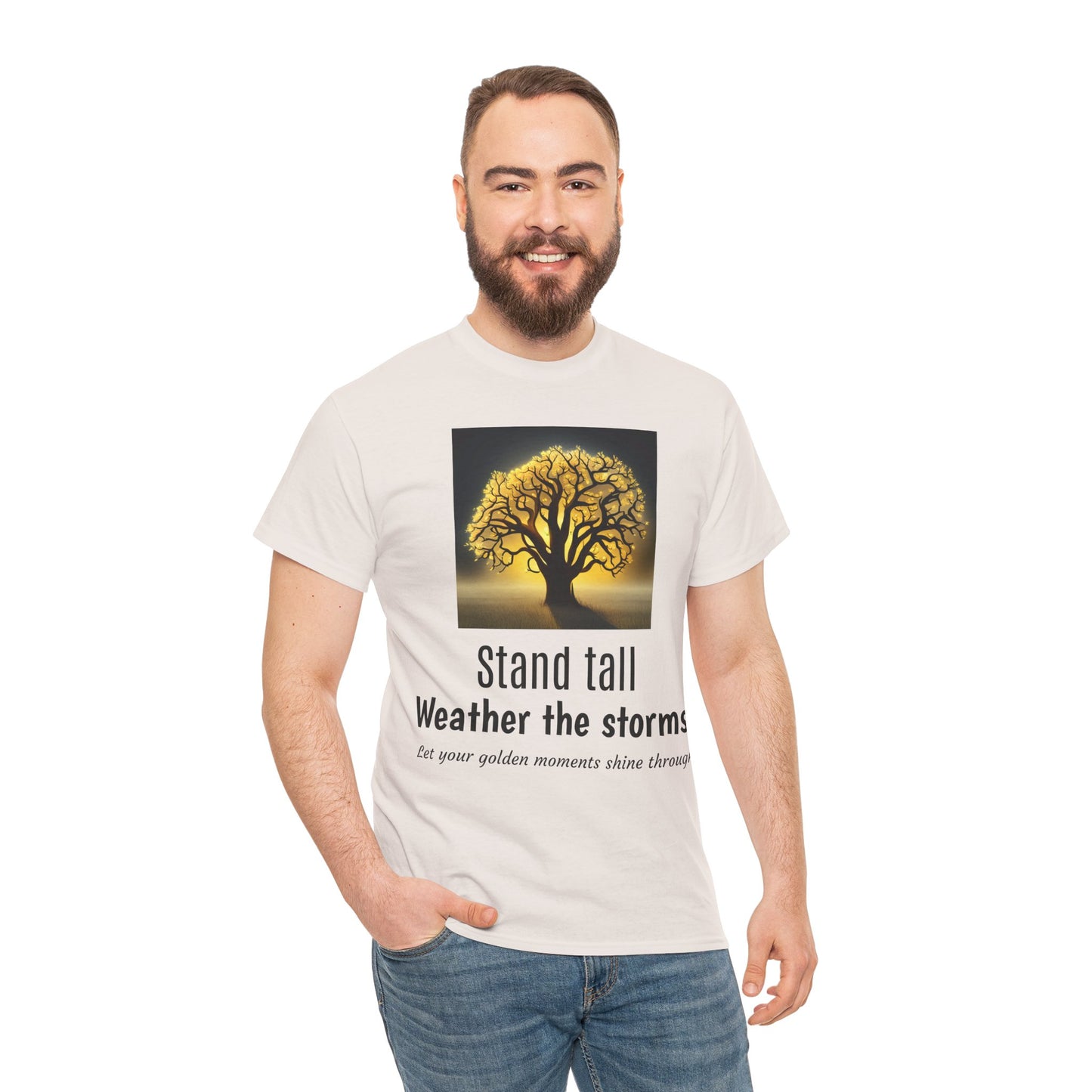 Stand Tall -Unisex Heavy Cotton Tee