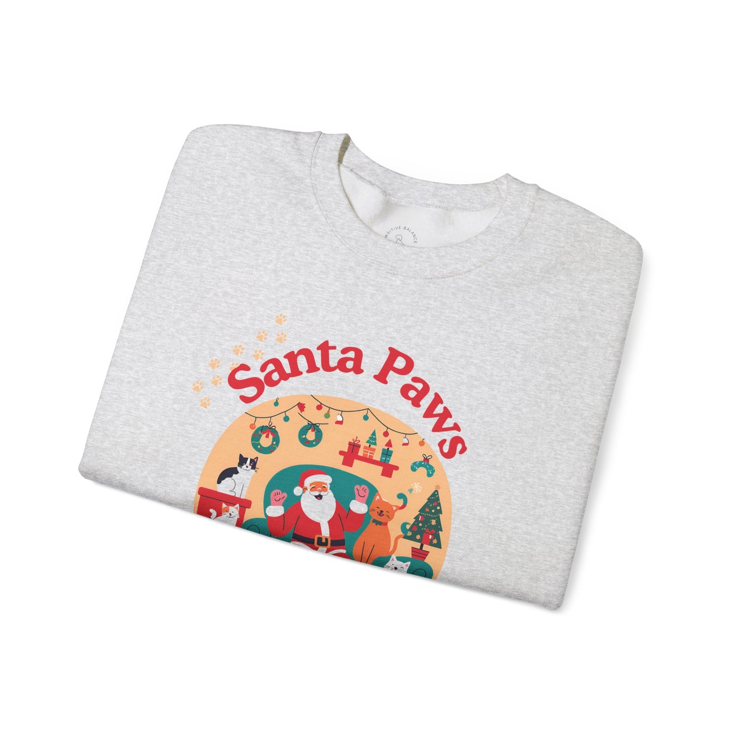 Santa Paws is Coming to Town Unisex Heavy Blend™ Crewneck Sweatshirt