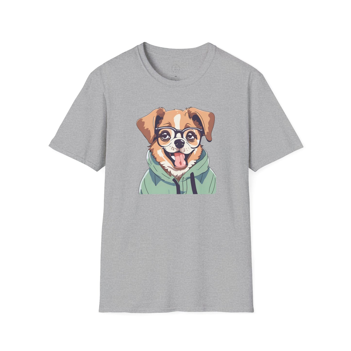 Nerdy Dog Unisex Softstyle T-Shirt