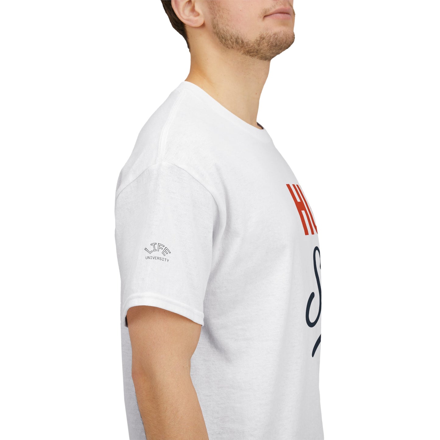 Hurry Slowly Graphic Tee — Retro Script Motivational T-Shirt