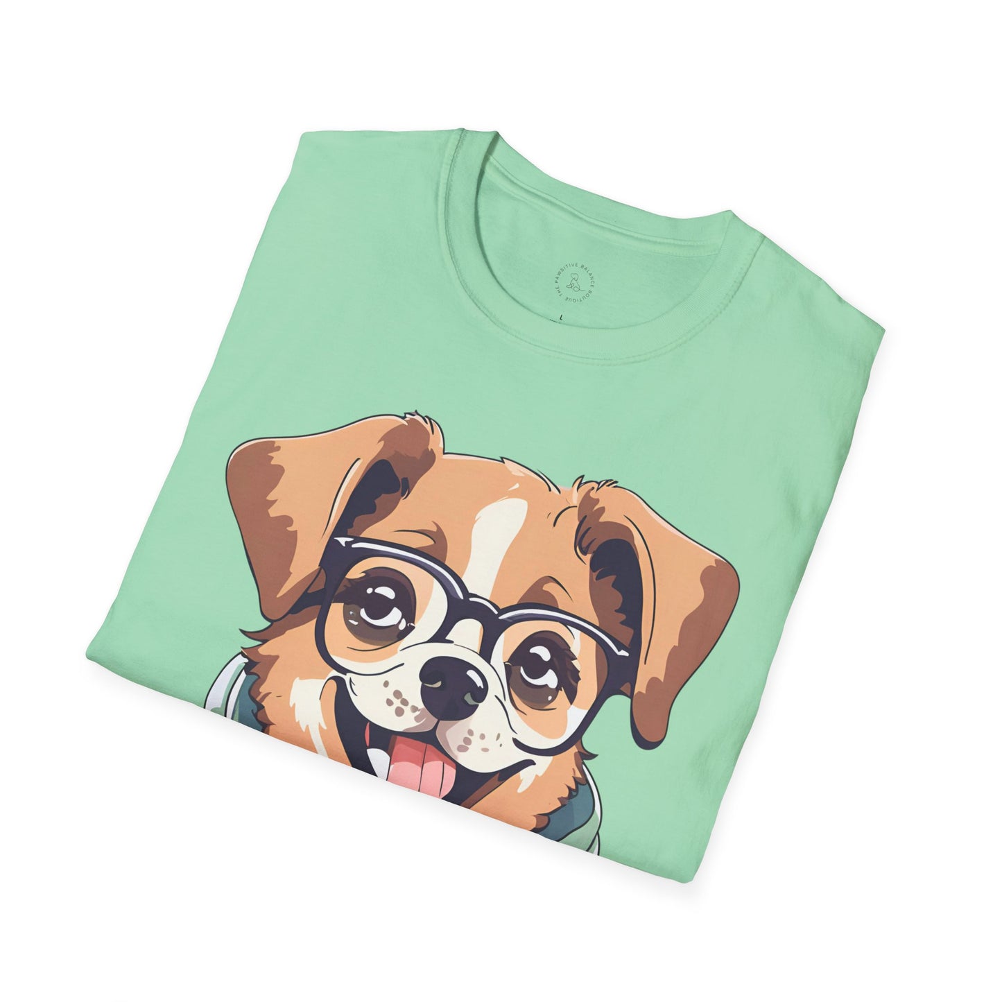 Nerdy Dog Unisex Softstyle T-Shirt