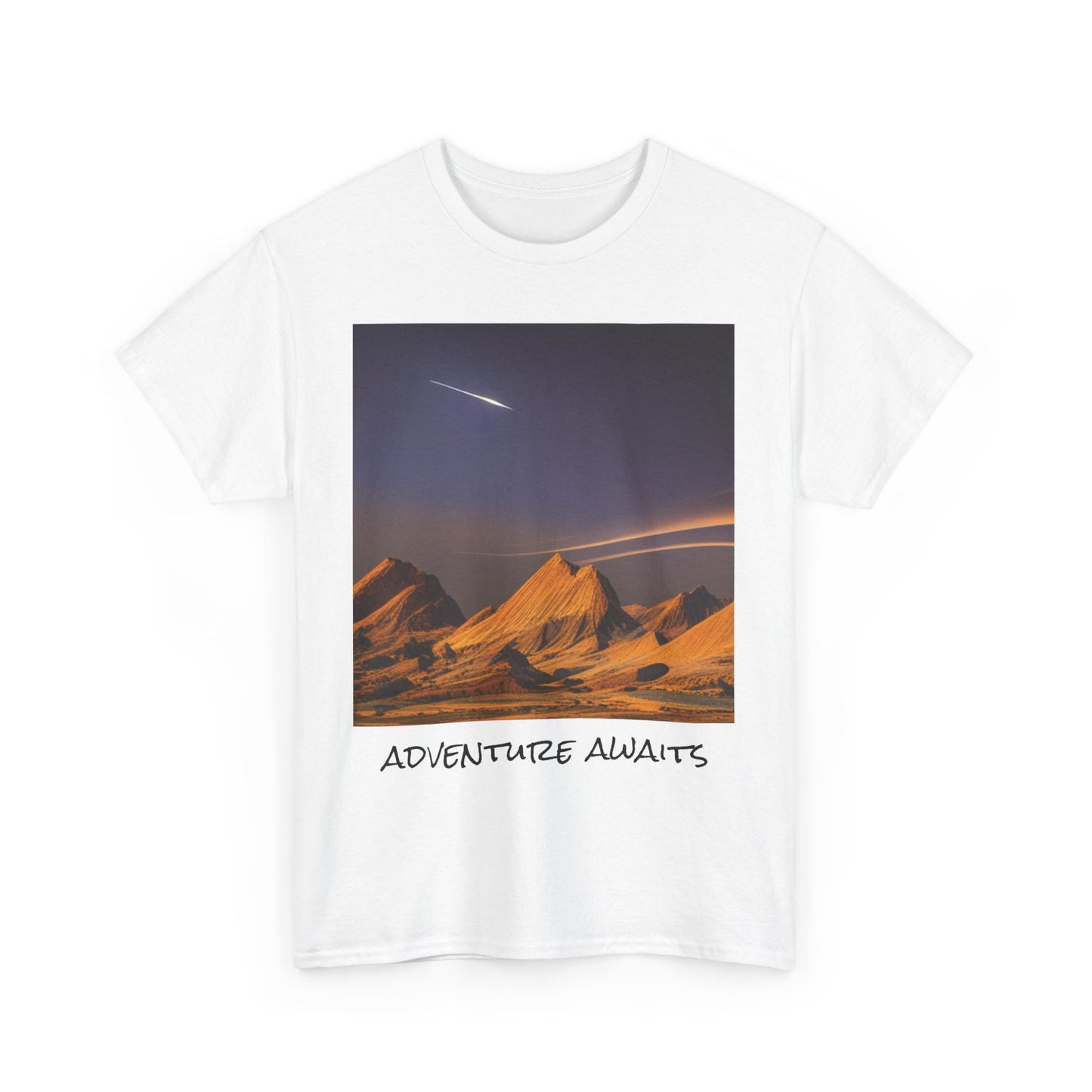 Adventure Awaits - Unisex Heavy Cotton Tee