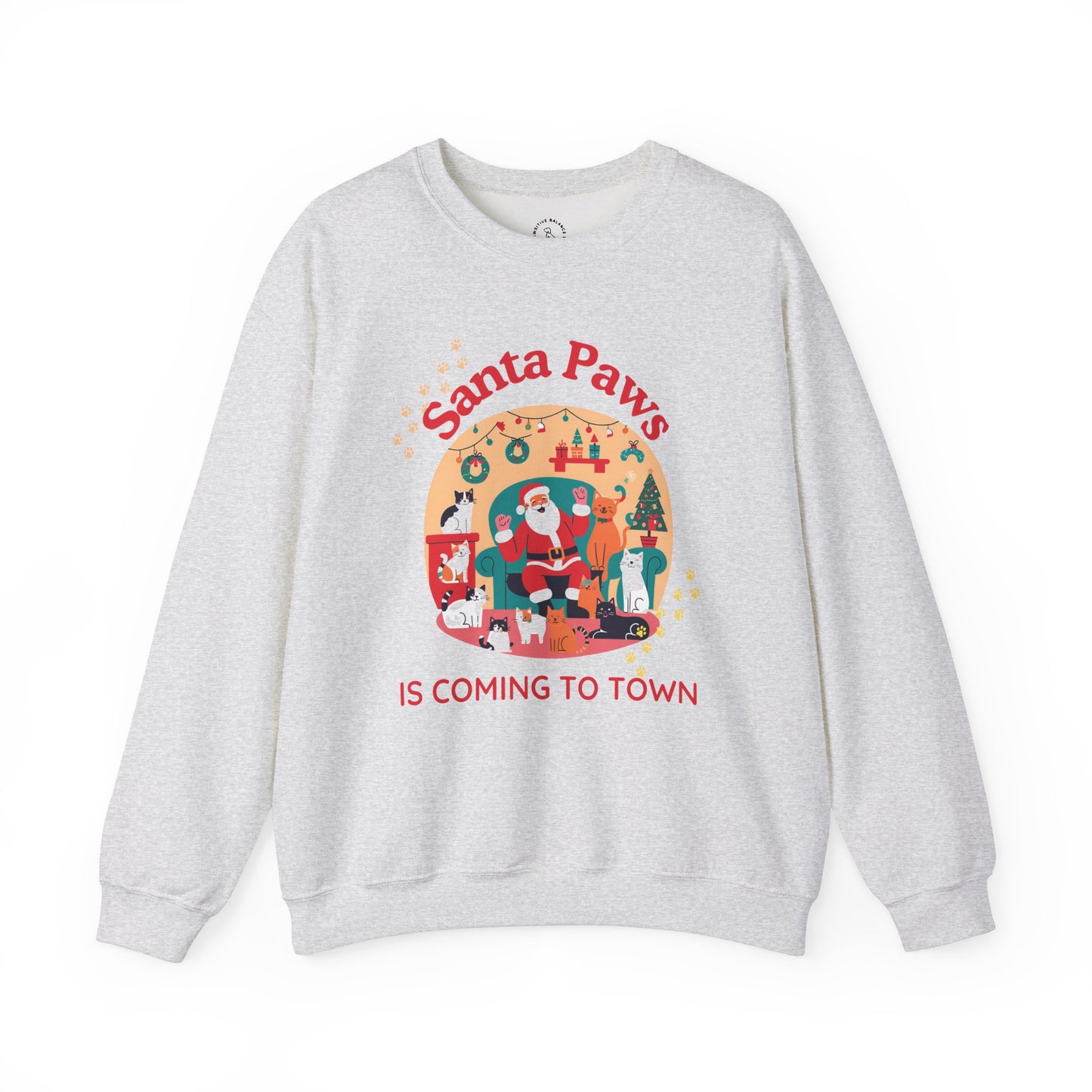 Santa Paws is Coming to Town Unisex Heavy Blend™ Crewneck Sweatshirt