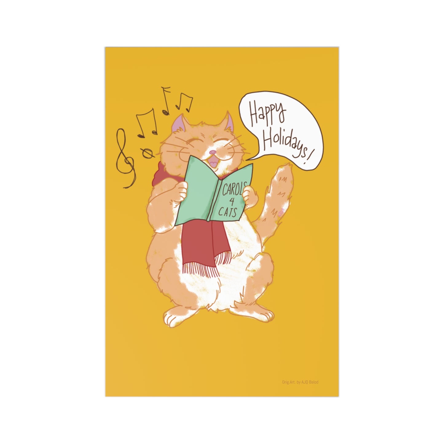 Happy Holidays Postcards (7 pcs)