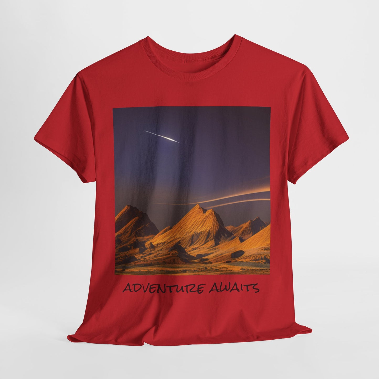 Adventure Awaits - Unisex Heavy Cotton Tee