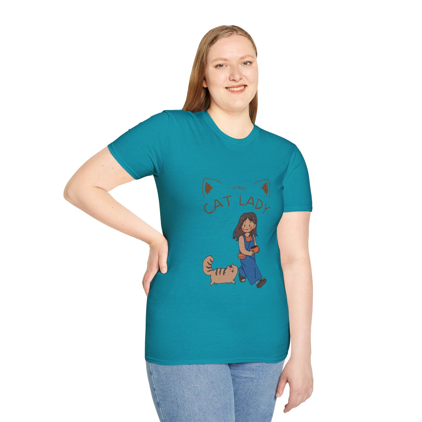 Crazy Cat Lady -Unisex Softstyle T-Shirt