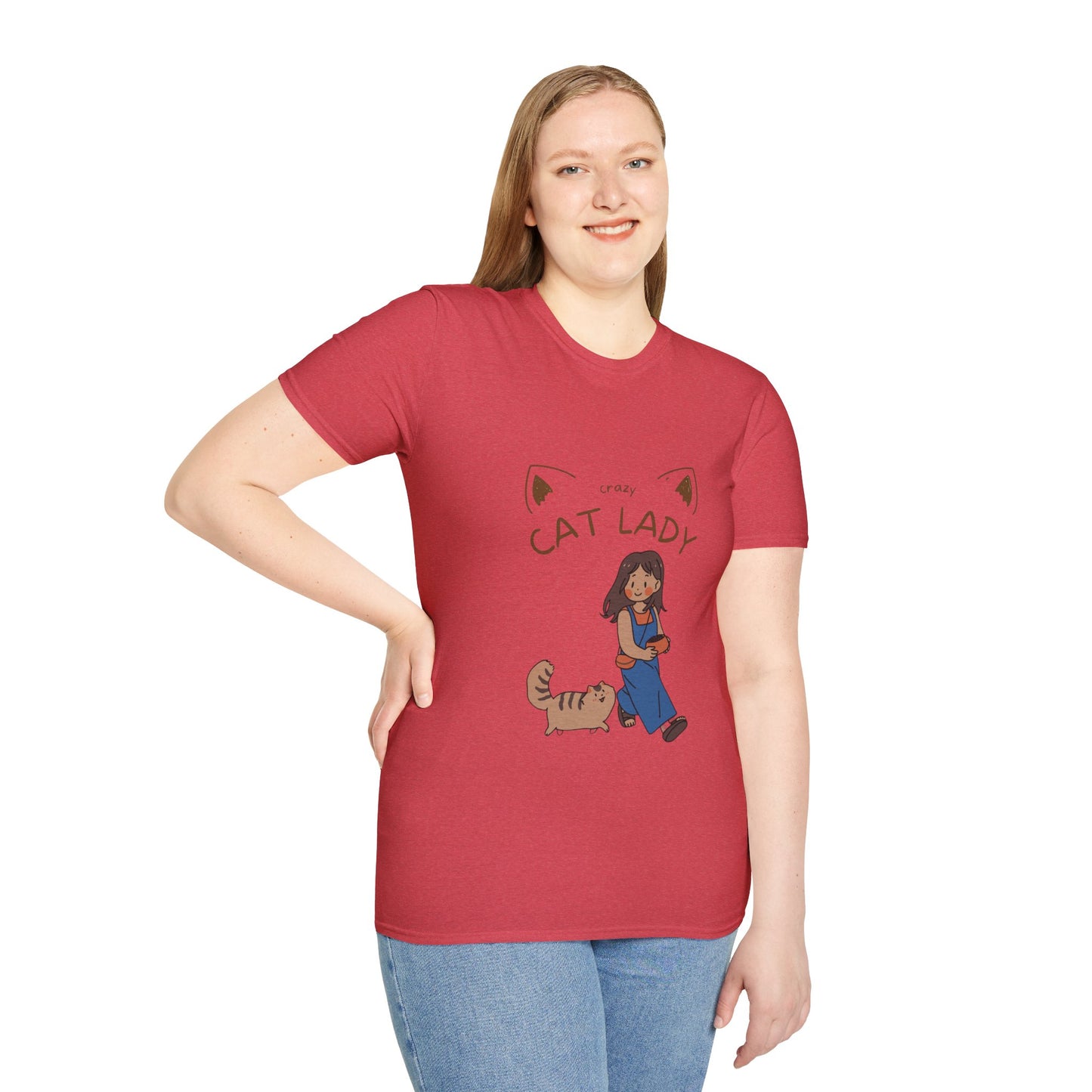 Crazy Cat Lady -Unisex Softstyle T-Shirt