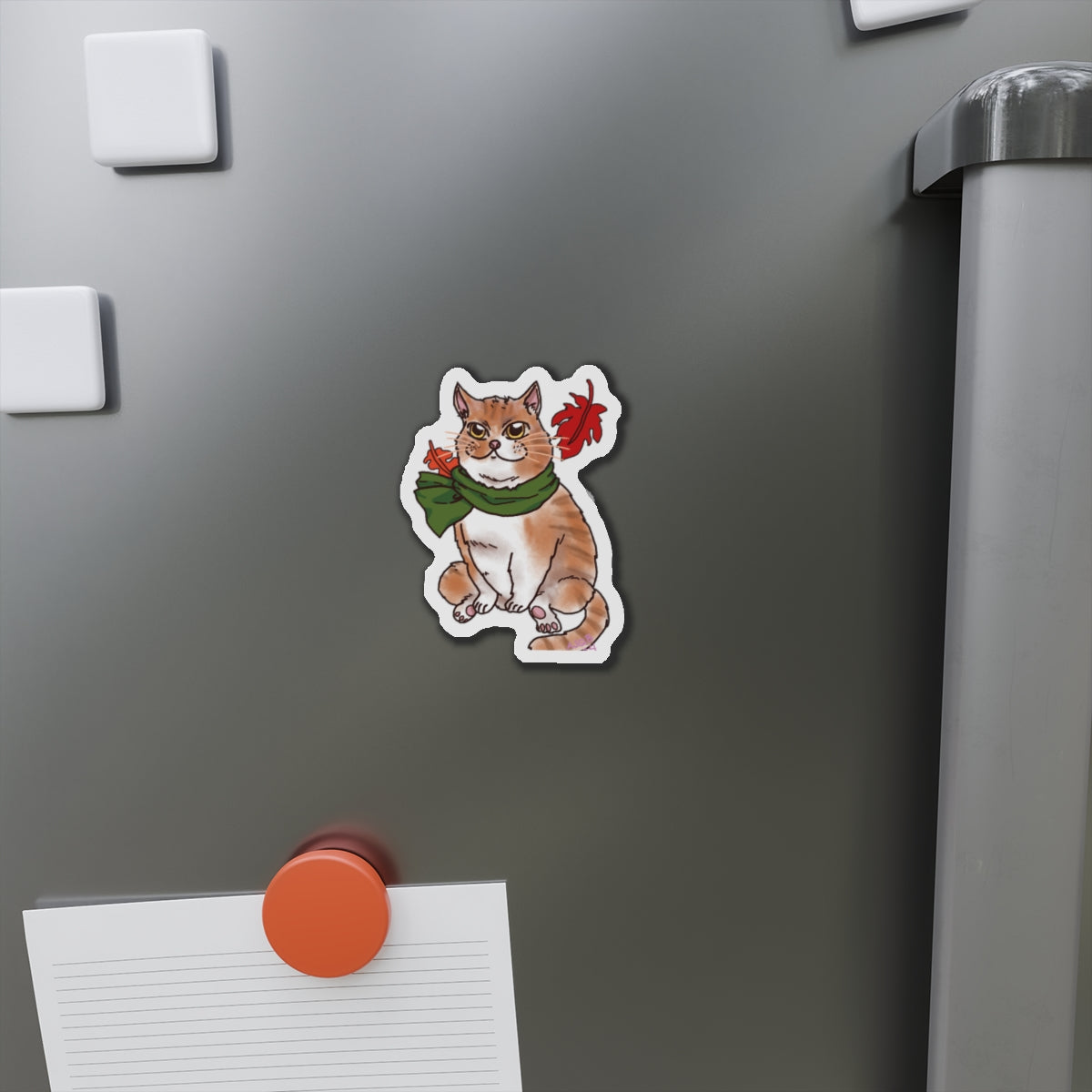 Smug Cat Die-Cut Magnets