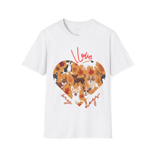 I Love My Dogs  Unisex Softstyle T-Shirt