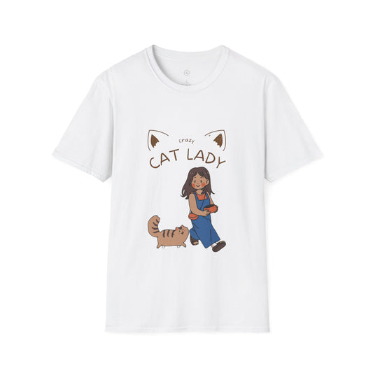 Crazy Cat Lady -Unisex Softstyle T-Shirt