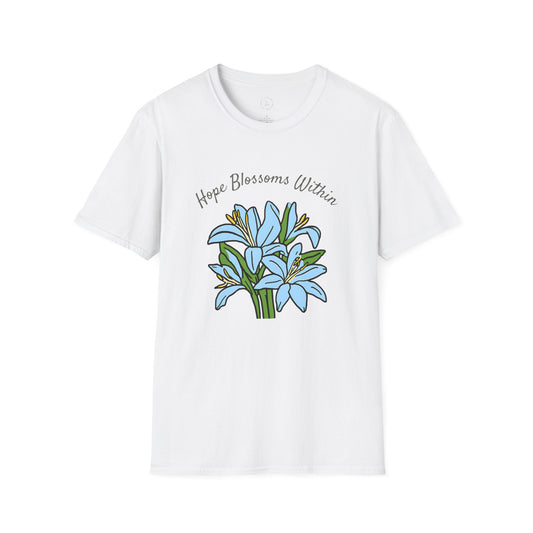 Hope Blossoms Within Unisex Softstyle T-Shirt