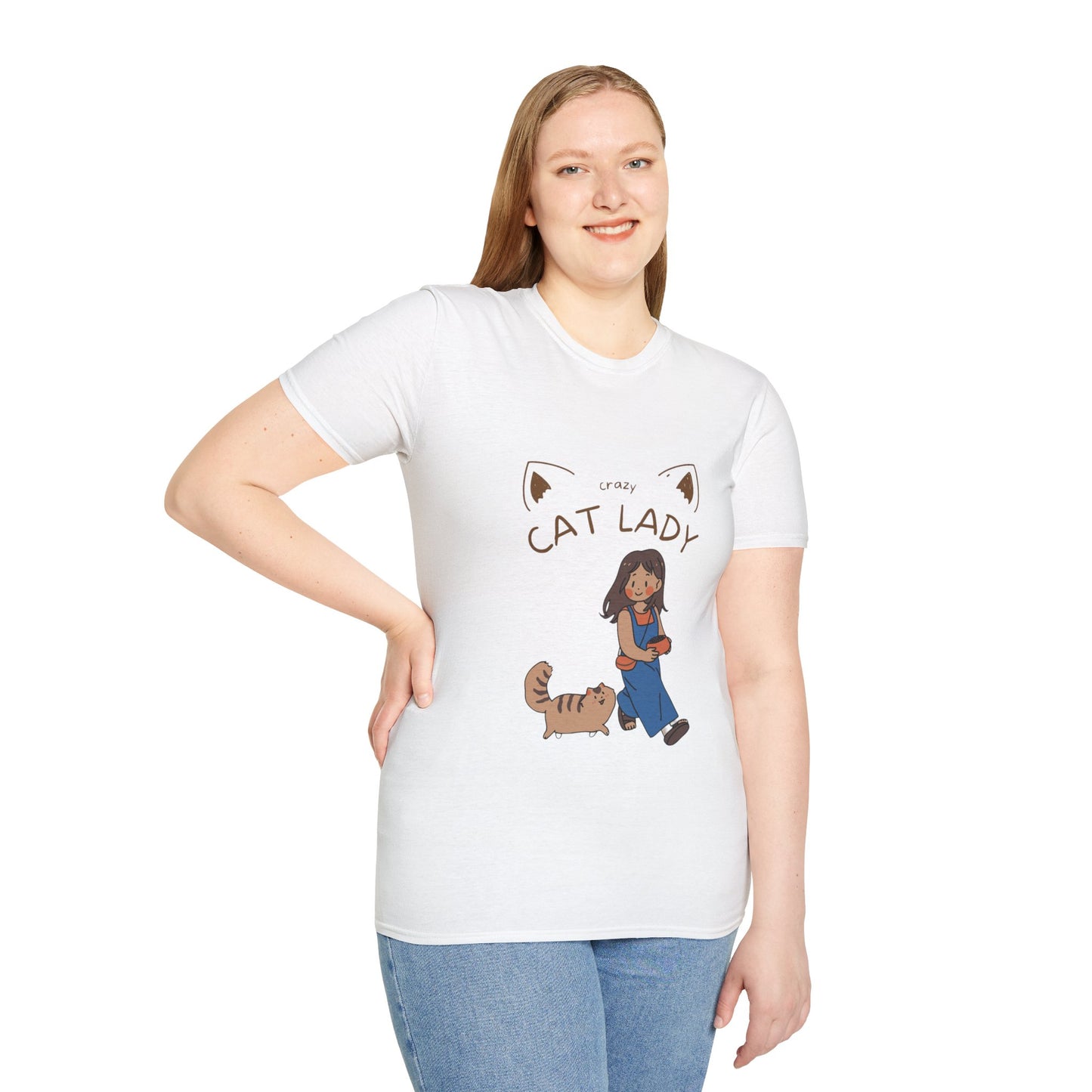 Crazy Cat Lady -Unisex Softstyle T-Shirt