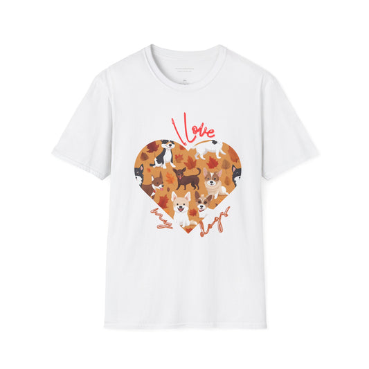 I Love My Dogs  Unisex Softstyle T-Shirt