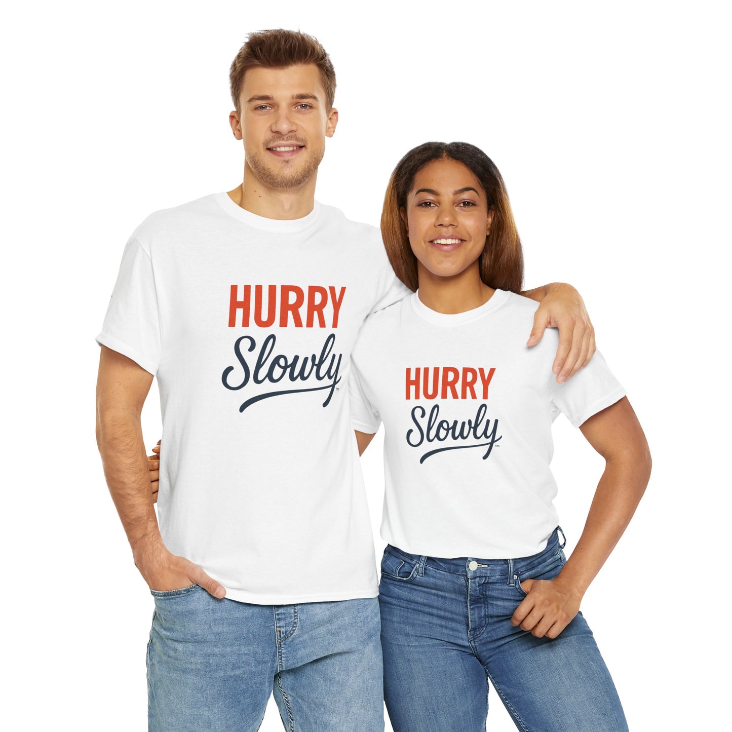 Unisex Heavy Cotton Tee with 'Hurry Slowly' Print – Relaxed Vibe, Perfect Gift for Mindfulness Enthusiasts, Casual Wear, Inspirational [...]