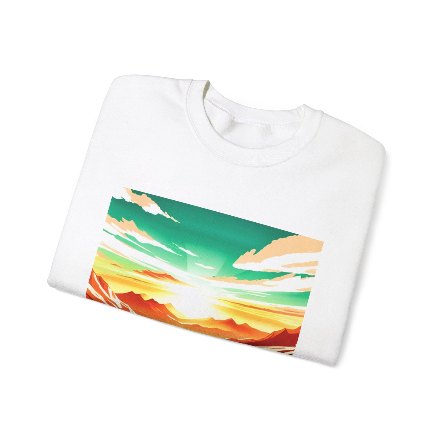 Nature Vista Sunrise - Unisex Heavy Blend™ Crewneck Sweatshirt