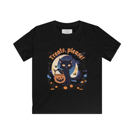 Treat's Please! Kids Softstyle Tee