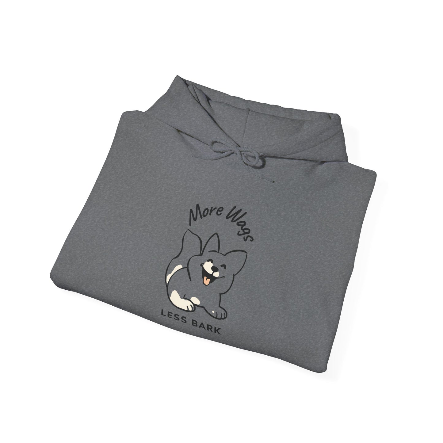 More Wags, Less Bark Hooded Sweatshirt