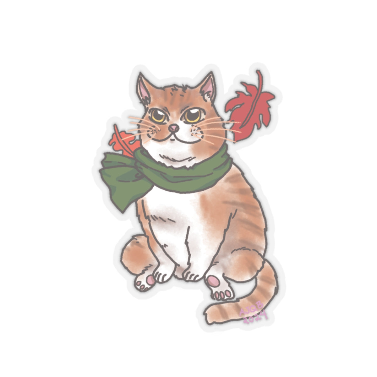 Smug Cat Sticker