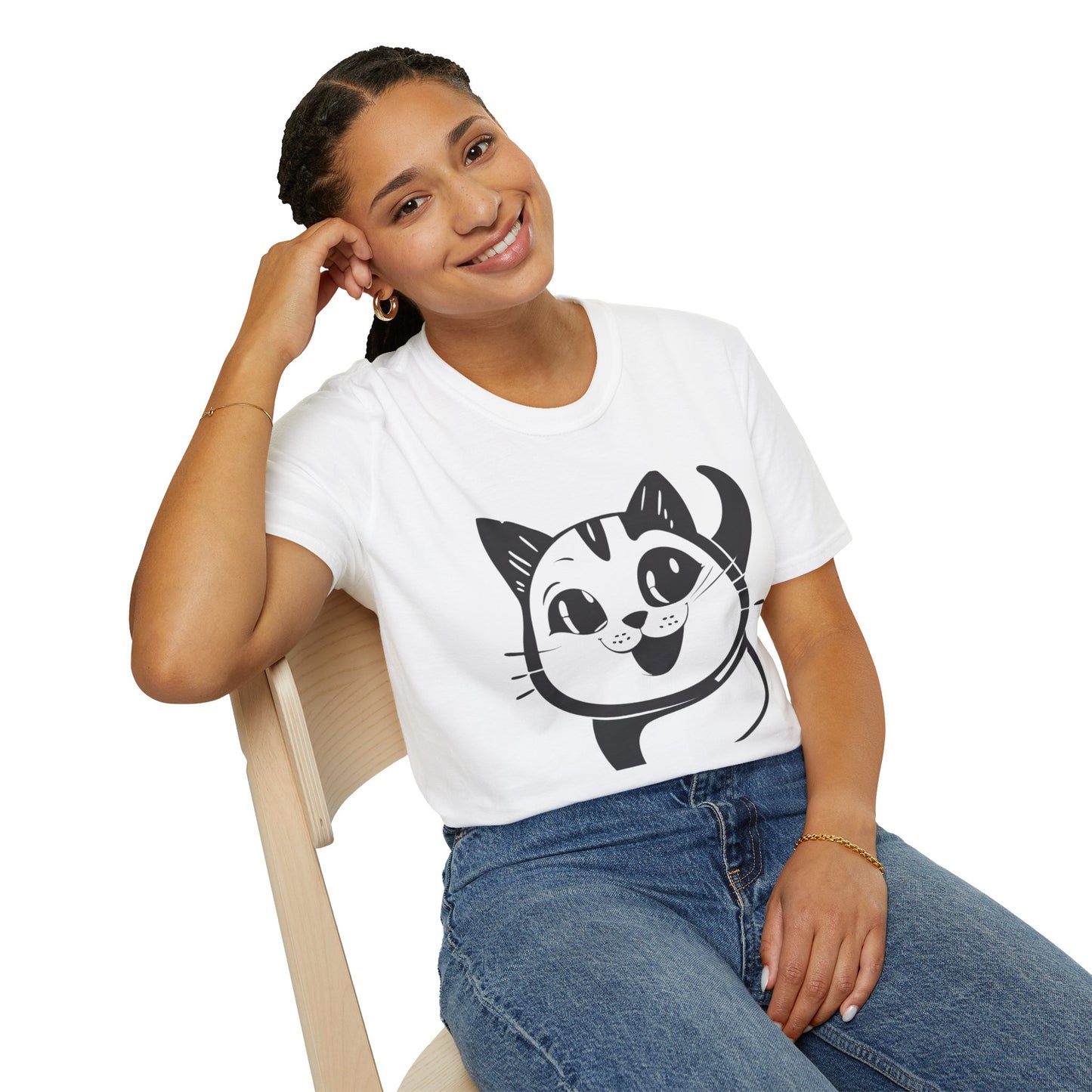 Cat! Unisex Softstyle T-Shirt