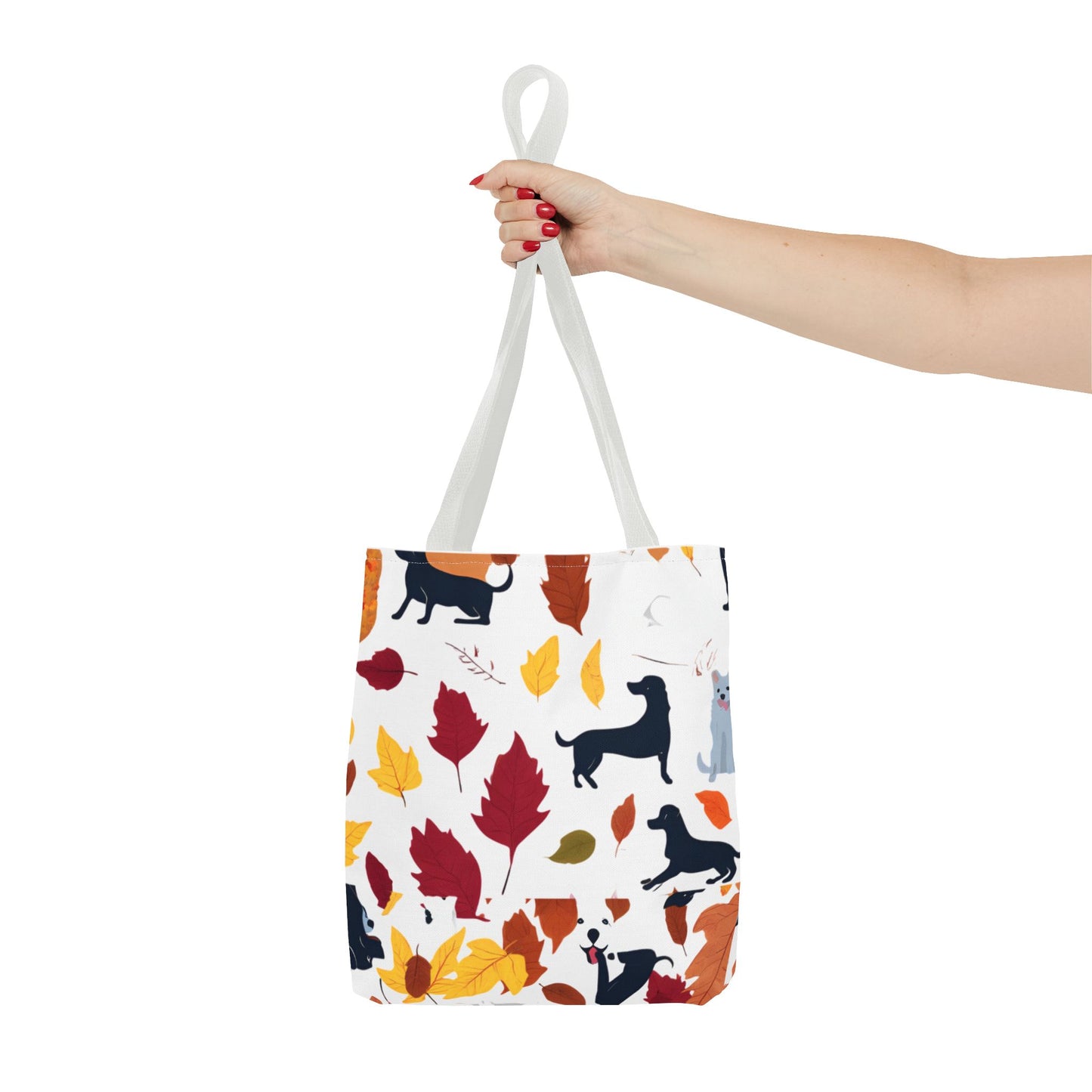 Dogs in the Fall Tote Bag (AOP)