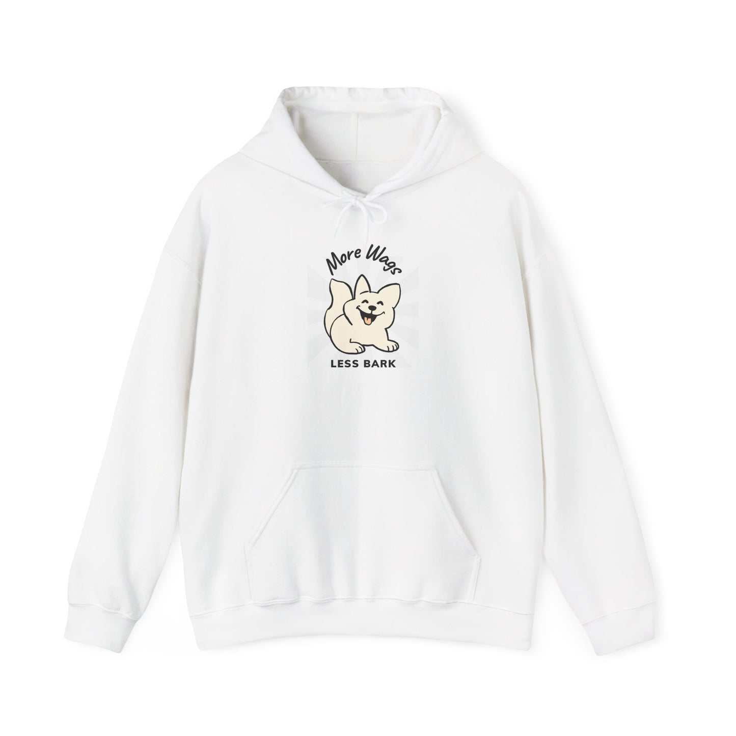 More Wags, Less Bark Hooded Sweatshirt