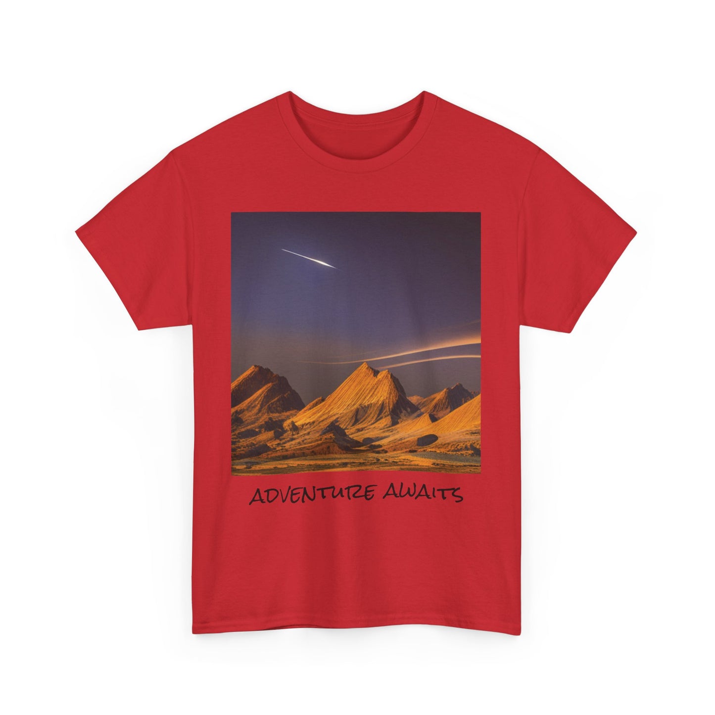 Adventure Awaits - Unisex Heavy Cotton Tee