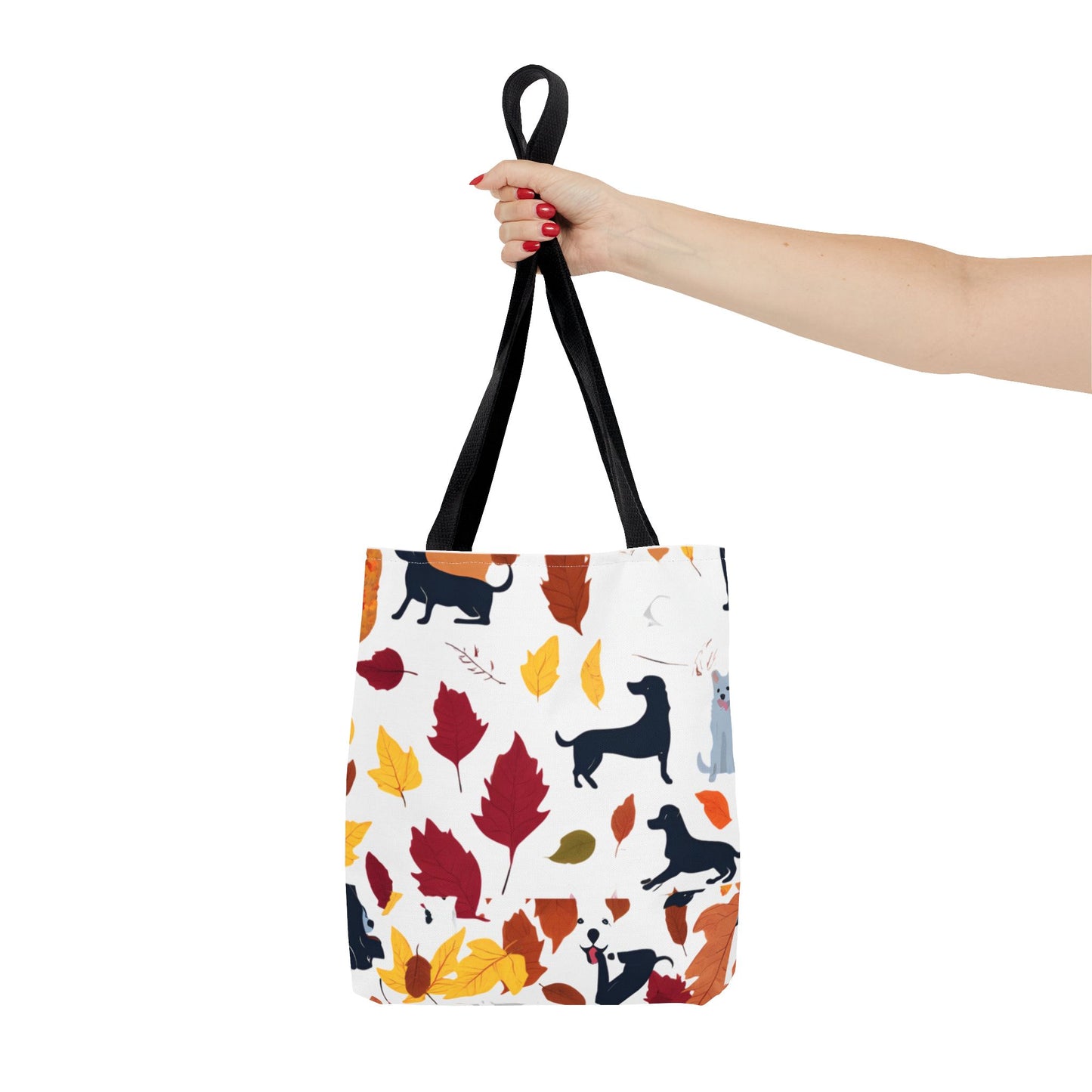 Dogs in the Fall Tote Bag (AOP)