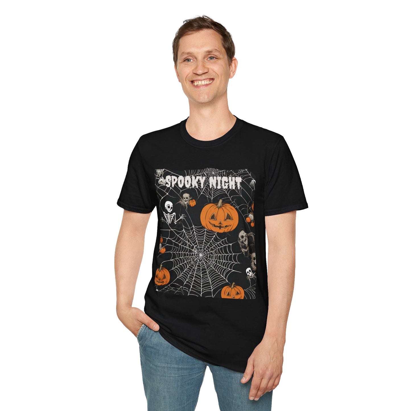 SPOOKY NIGHT Unisex Softstyle T-Shirt