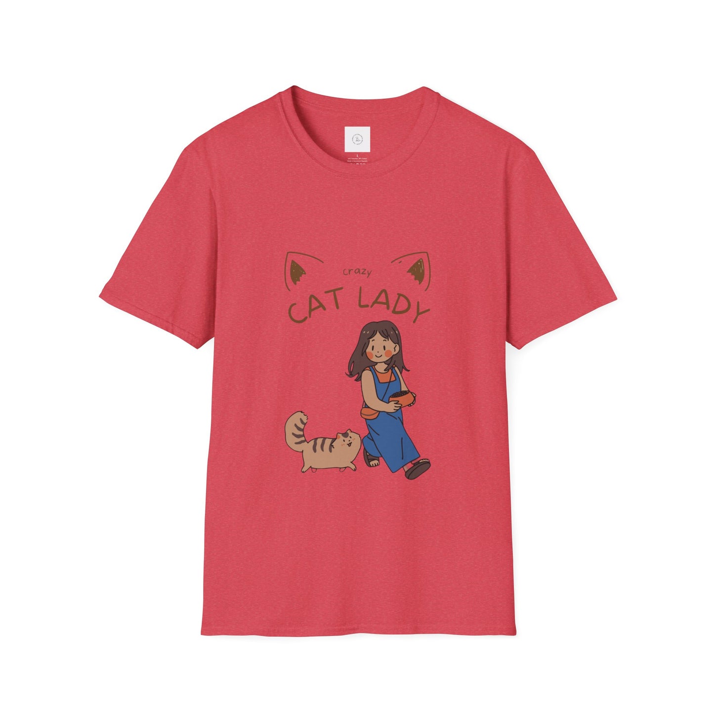 Crazy Cat Lady -Unisex Softstyle T-Shirt