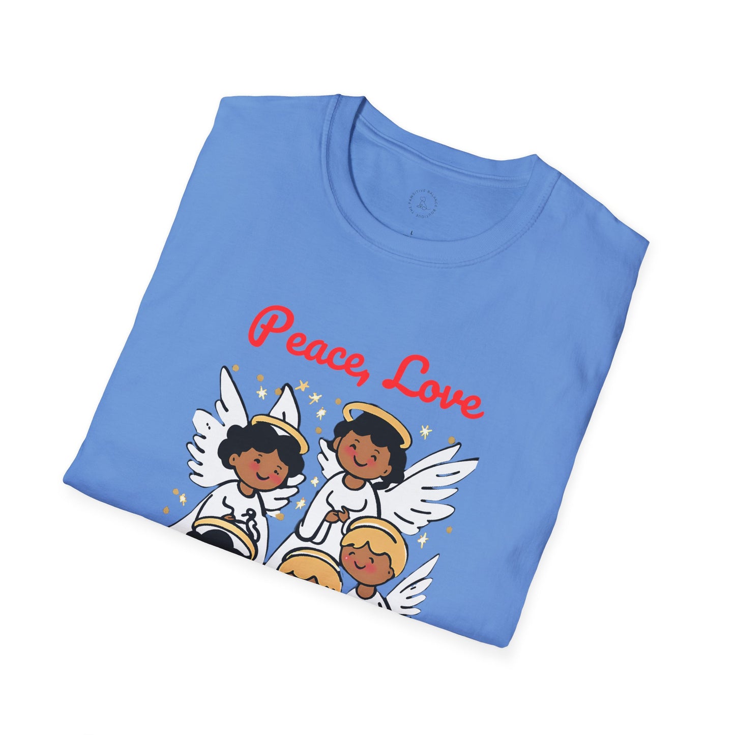 Peace, Love and Christmas Magic Unisex Softstyle T-Shirt